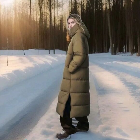 ZARA WATER AND WIND PROTECTION LONG ANORAK - Picture 2 of 13
